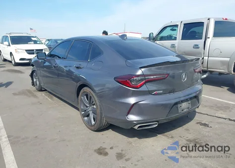 2022 Acura Tlx A-Spec Package из США, поврежденный, VIN 19UUB5F54NA004664
